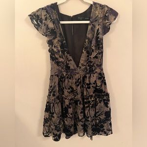 House of Harlow x Revolve Velvet Mini Dress